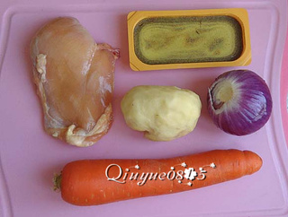 咖喱<a href=/shicai/rouqin/ZhengJi/index.html target=_blank><u>鸡肉</u></a>