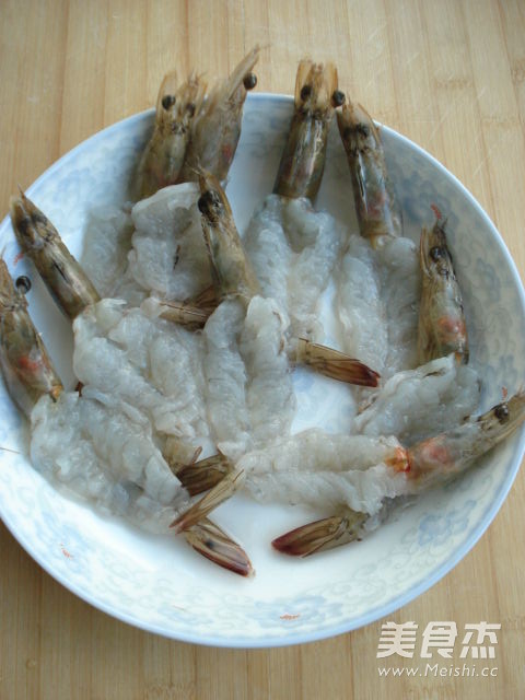 花开富贵虾的做法