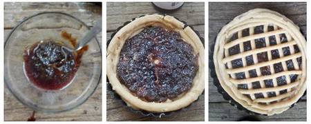 玫瑰酱林茨塔步骤10-12