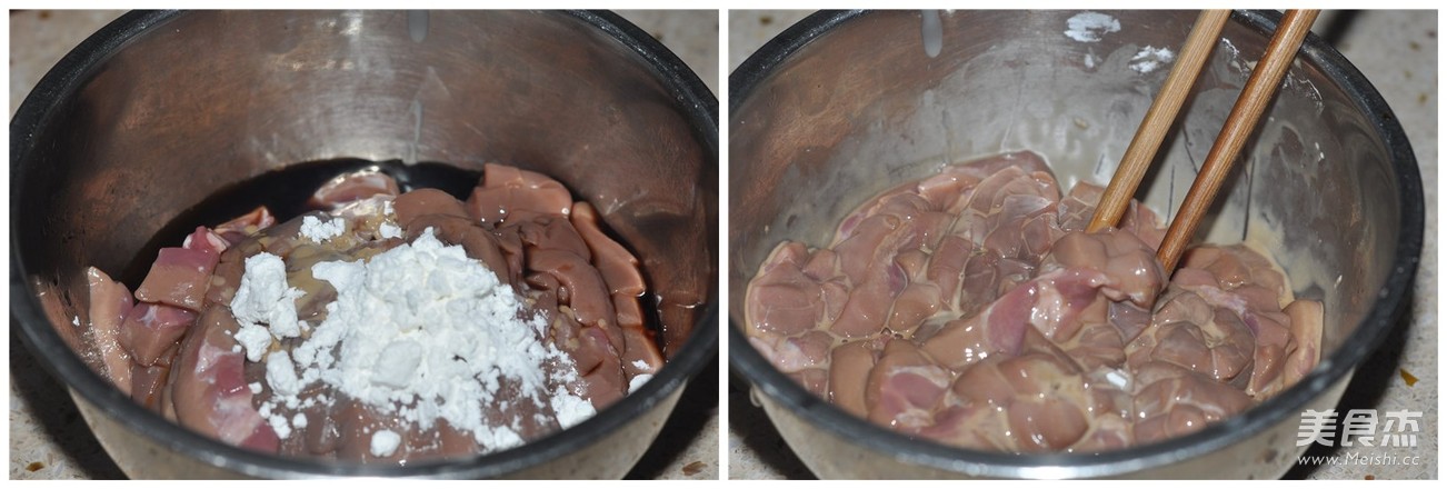 泡椒炒<a href=/shicai/rouqin/ZhuYao/index.html target=_blank><u>猪腰</u></a>花的做法