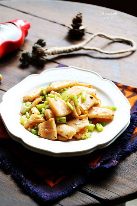 泰式风味炒鲜鱿块的做法