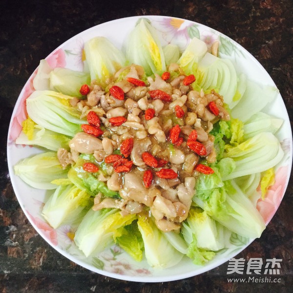 鸡丝<a href=/shicai/shucai/WaWaCai/index.html target=_blank><u>娃娃菜</u></a>的做法