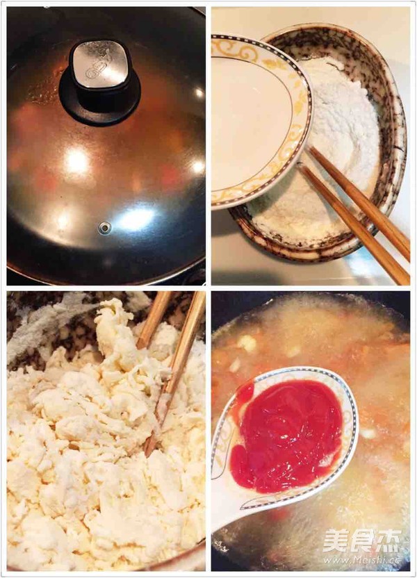 番茄面疙瘩的做法