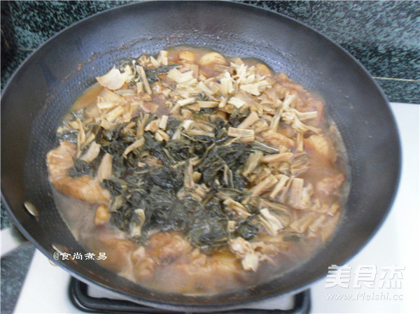 #六月鲜#菜干红烧肉的做法
