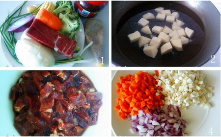 一品<a href=/shicai/shucai/TuDou/index.html target=_blank><u>土豆</u></a>泥步骤1-4