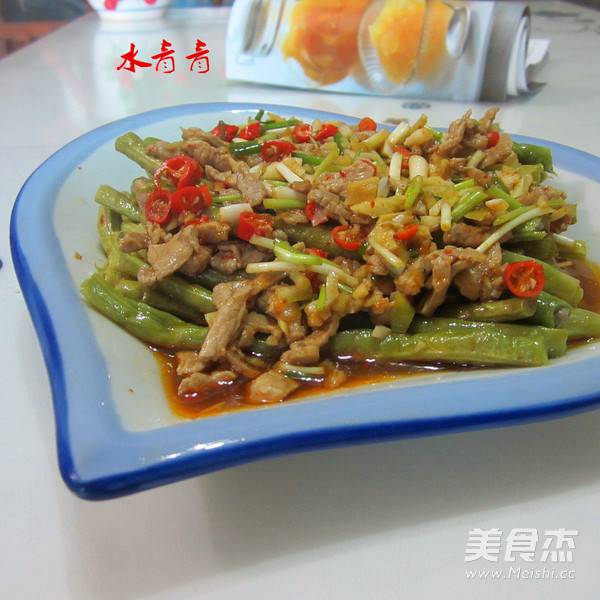 肉蒸<a href=/shicai/shucai/DouJiao/index.html target=_blank><u>豆角</u></a>的做法