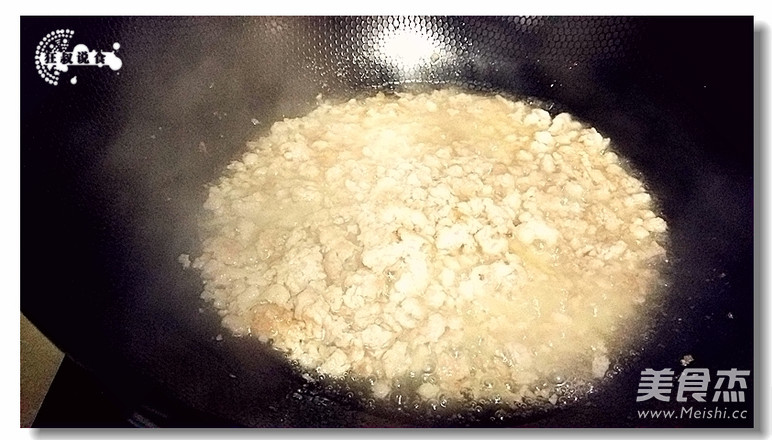 肉末菜苔的做法