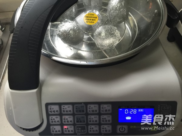 鲜肉咸蛋蒸的做法