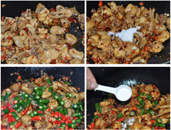 <a href=/shicai/mimian/XiaoMi/index.html target=_blank><u>小米</u></a>椒爆炒小公鸡步骤13-16