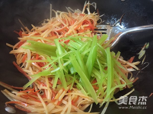 素炒三丝的做法