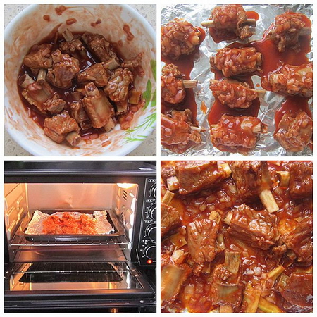 蜜汁烤<a href=/shicai/rouqin/PaiGu/index.html target=_blank><u>排骨</u></a>怎么做步骤5-8