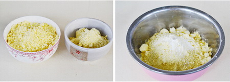 铁锅杂鱼饼子步骤1-2