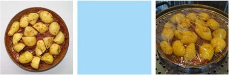 金瓜粉蒸肉步骤4-6