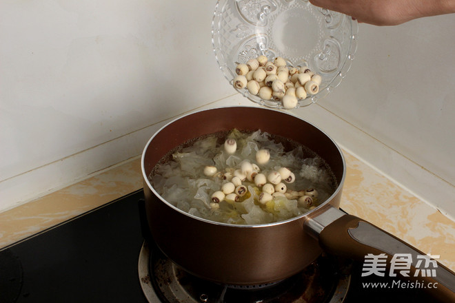 <a href=/shicai/shucai/YinEr/index.html target=_blank><u>银耳</u></a><a href=/shicai/guopin/LianZi/index.html target=_blank><u>莲子</u></a>皂角米的做法