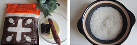 腊味煲仔饭步骤1-2