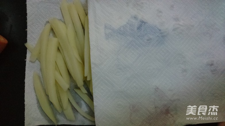 椒盐薯条的做法