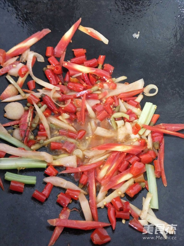 泡菜菌肝的做法