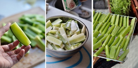 酸辣<a href=/shicai/shucai/LuoBo/index.html target=_blank><u>萝卜</u></a>干步骤1-3