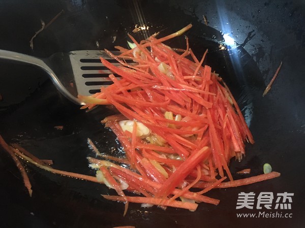 素炒三丝的做法