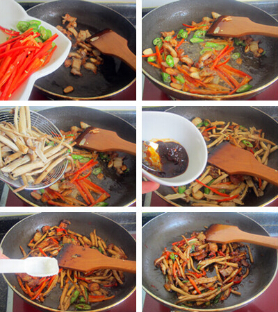 干锅<a href=/shicai/shucai/ChaShuGu/index.html target=_blank><u>茶树菇</u></a>步骤57