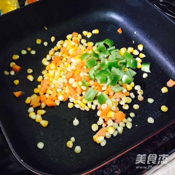 双粟肉丁的做法