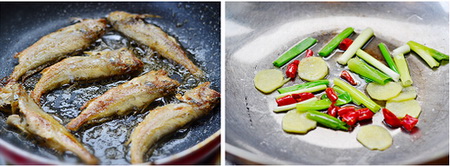 铁锅杂鱼饼子步骤15-16