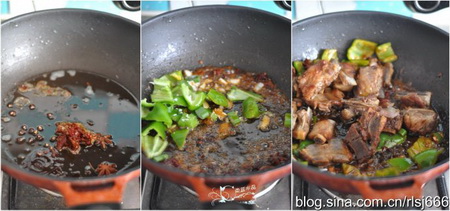 回锅<a href=/shicai/rouqin/PaiGu/index.html target=_blank><u>排骨</u></a>步骤4-6