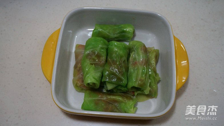 微波炉版翡翠肉卷的做法