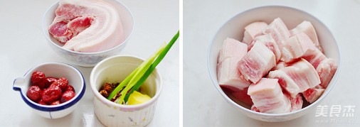 红<a href=/shicai/guopin/Zao/index.html target=_blank><u>枣</u></a>焅肉的做法