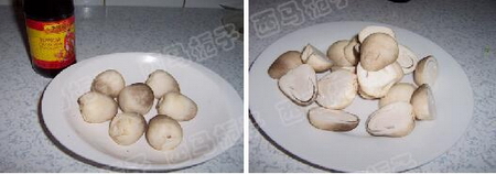 蚝油<a href=/shicai/shucai/CaoGu/index.html target=_blank><u>草菇</u></a>步骤1-2