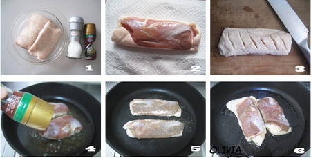 脆皮<a href=/shicai/rouqin/YaXiong/index.html target=_blank><u>鸭胸</u></a>步骤1-6