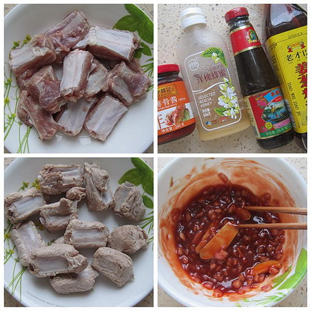 蜜汁烤<a href=/shicai/rouqin/PaiGu/index.html target=_blank><u>排骨</u></a>怎么做步骤1-4