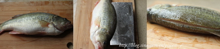 清蒸<a href=/shicai/shuichanpin/LuYu/index.html target=_blank><u>鲈鱼</u></a>步骤1-3