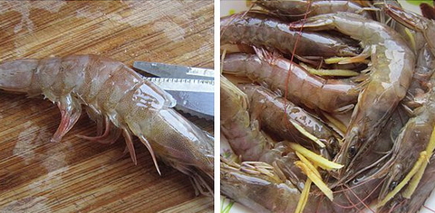 黑椒烤虾串步骤3-4