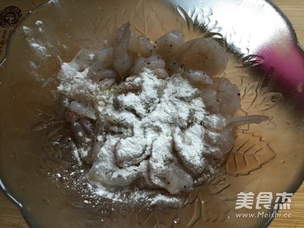 彩椒虾仁的做法