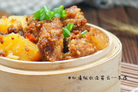 老重庆<a href=/shicai/mimian/MiFen/index.html target=_blank><u>米粉</u></a>肉的做法