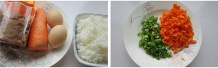 <a href=/shicai/shucai/LuoBo/index.html target=_blank><u>萝卜</u></a>干蛋炒饭步骤1-2