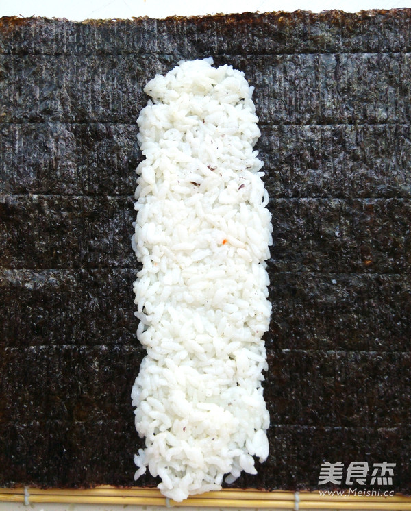 包头巾的小花猫寿司的做法