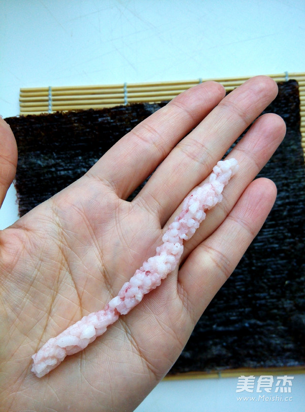 包头巾的小花猫寿司的做法