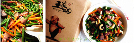 腊五花爆炒小<a href=/shicai/shucai/HuangGua/index.html target=_blank><u>黄瓜</u></a>步骤6-7