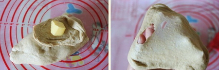 全麦<a href=/shicai/guopin/ManYueMei/index.html target=_blank><u>蔓越莓</u></a>贝果步骤3-4