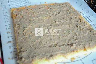 戚风栗蓉蛋糕卷