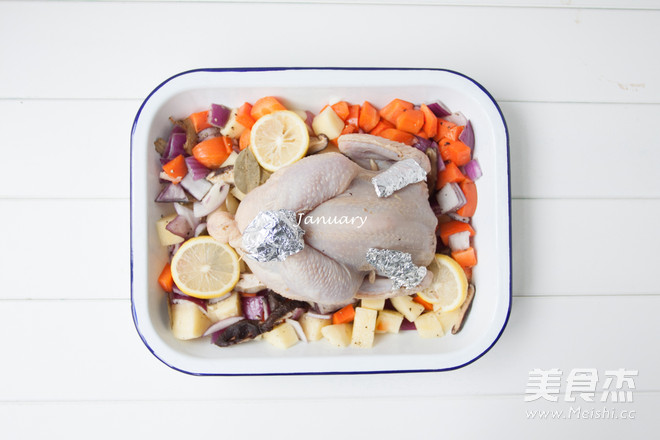 芳香烤鸡的做法