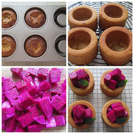 炼奶咖啡杯蛋糕步骤13-16