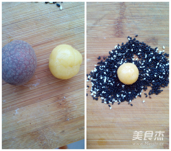 烤箱版开口笑的做法