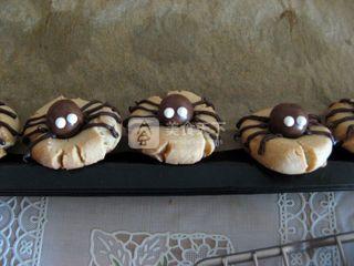 万圣节蜘蛛酥饼