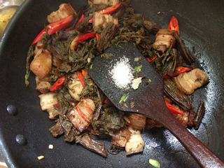 农家味道炒咸干菜