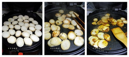 香煎<a href=/shicai/guopin/Xing/index.html target=_blank><u>杏</u></a>鲍菇步骤4-6