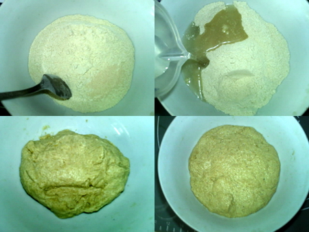 百分百全麦土司步骤1