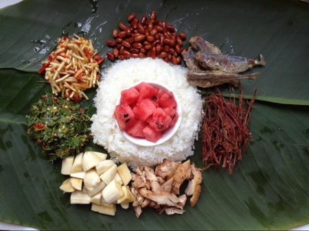 景颇族手抓饭的做法